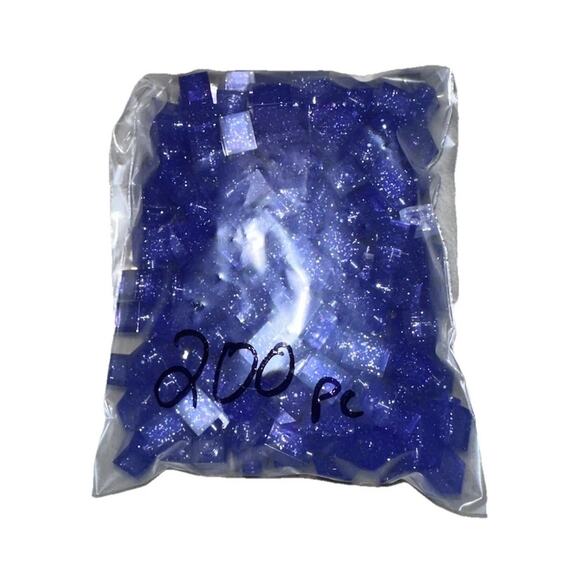 Lot of 200 LEGO 35382 Transparent Purple Glitter Brick 1 x 1 New - Picture 1 of 4